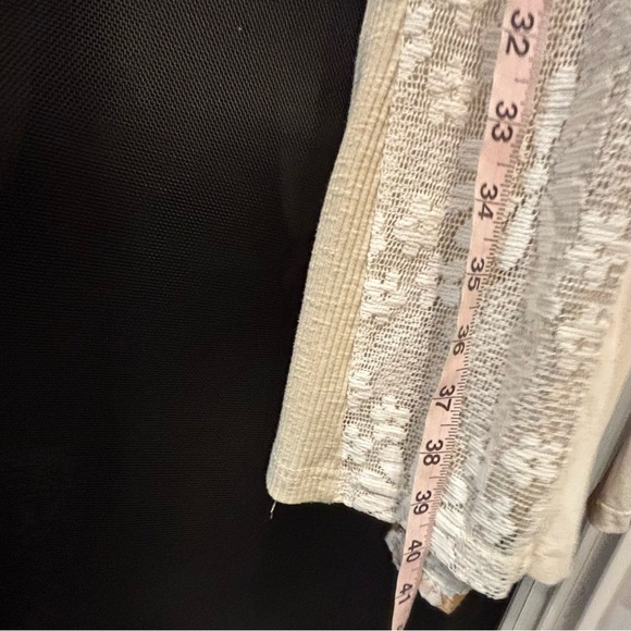 Pol | Floral Lace Cream Wide-Leg Pants - Picture 14 of 16